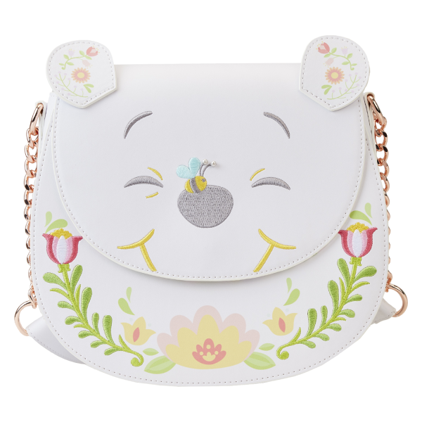 Sac à main blanc floral Winnie l'ourson