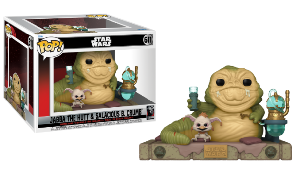 STAR WARS - POP Deluxe N° 611 - Jabba avec Salacious